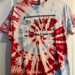 Goose Tye dye shirt Goosemas size M